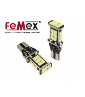 FEMEX T15 3030 Chip 24smd 1200 Lumen Beyaz Led Ampul 6000K