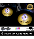 Renault Araçlar İçin Pilli Yapıştırmalı Kapı Altı Led Logo