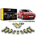 Opel Astra K LED İç Aydınlatma Ampul Seti FEMEX Parlak Beyaz