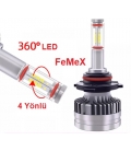 FEMEX 360* Csp Superior 4 Yönlü Cipset H7 Led Xenon Led Headlight