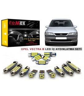 Opel Vectra B LED İç Aydınlatma Ampul Seti FEMEX Parlak Beyaz