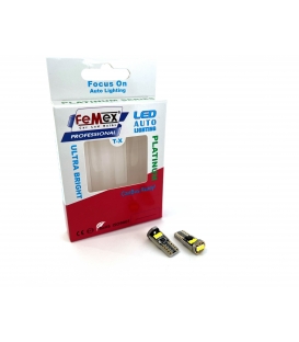 FEMEX Platinum Beyaz T10 6smd 3030Chipset Led Ampul Aktif Canbus