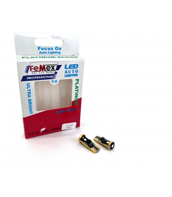 FEMEX Platinum Beyaz T10 3smd OSRAM Chipset Led Ampul Aktif Canbus