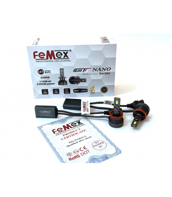 FEMEX GT NANO Csp LEXTAR H8/11 Led Xenon Led Headlight